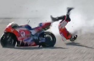 Imagini sensibile la MotoGP! Steag roșu, după ce Jorge Martin a suferit o căzătură groaznică!