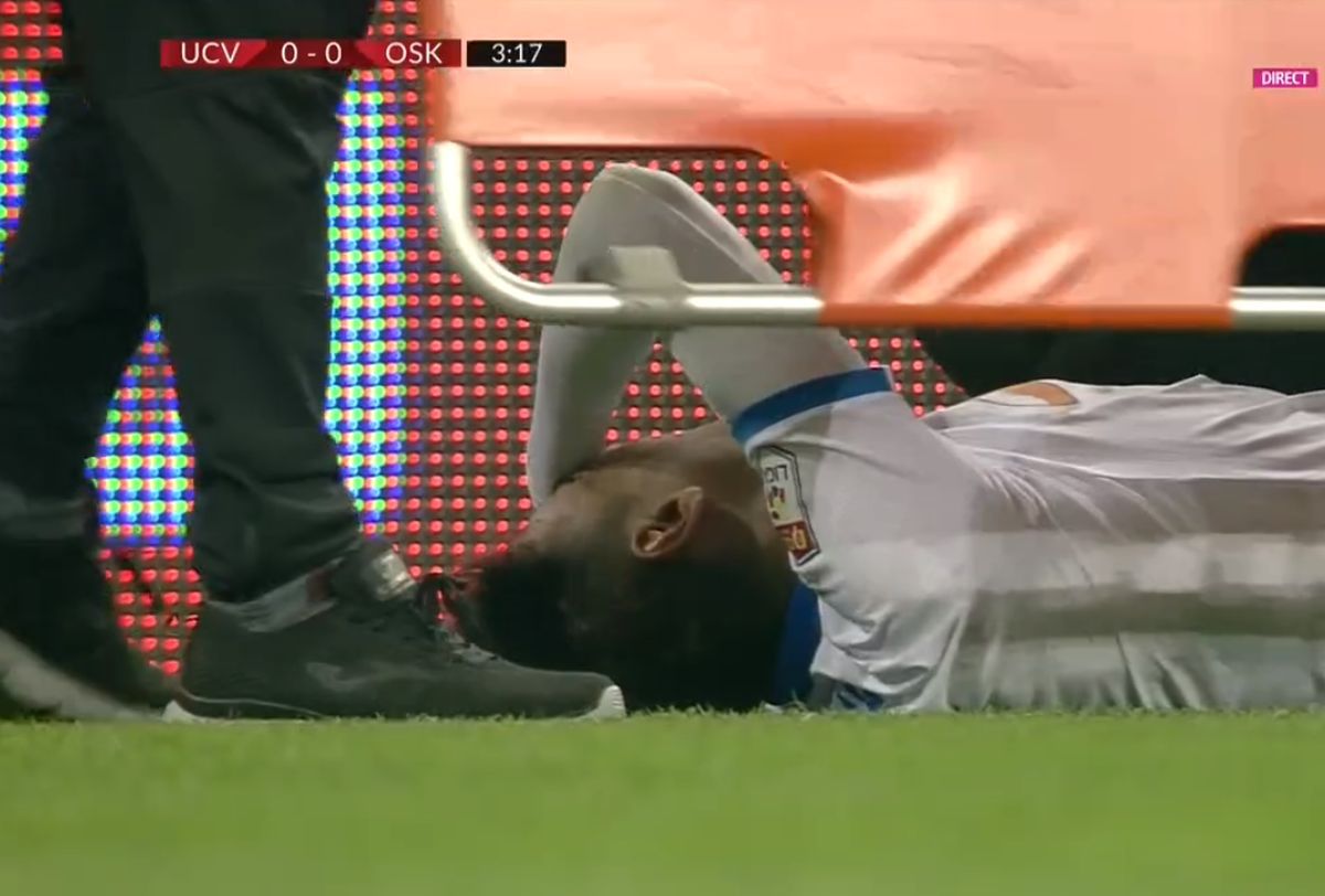 Oltenii s-au temut de ce e mai rău, după accidentarea din meciul cu Sepsi: GSP a aflat rezultatul radiografiei lui Baiaram