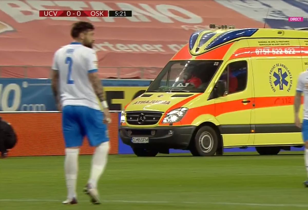 Oltenii s-au temut de ce e mai rău, după accidentarea din meciul cu Sepsi: GSP a aflat rezultatul radiografiei lui Baiaram