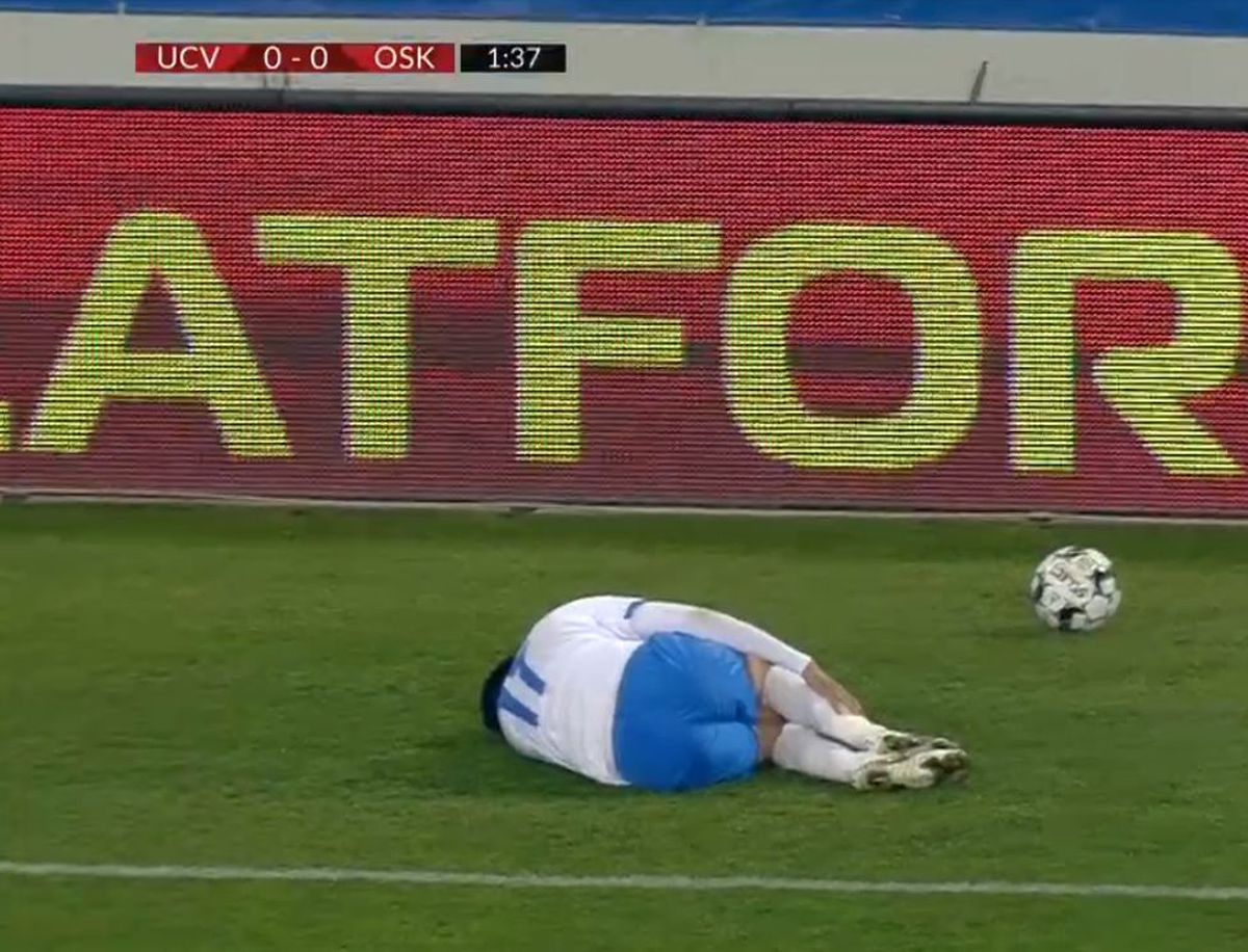 Oltenii s-au temut de ce e mai rău, după accidentarea din meciul cu Sepsi: GSP a aflat rezultatul radiografiei lui Baiaram