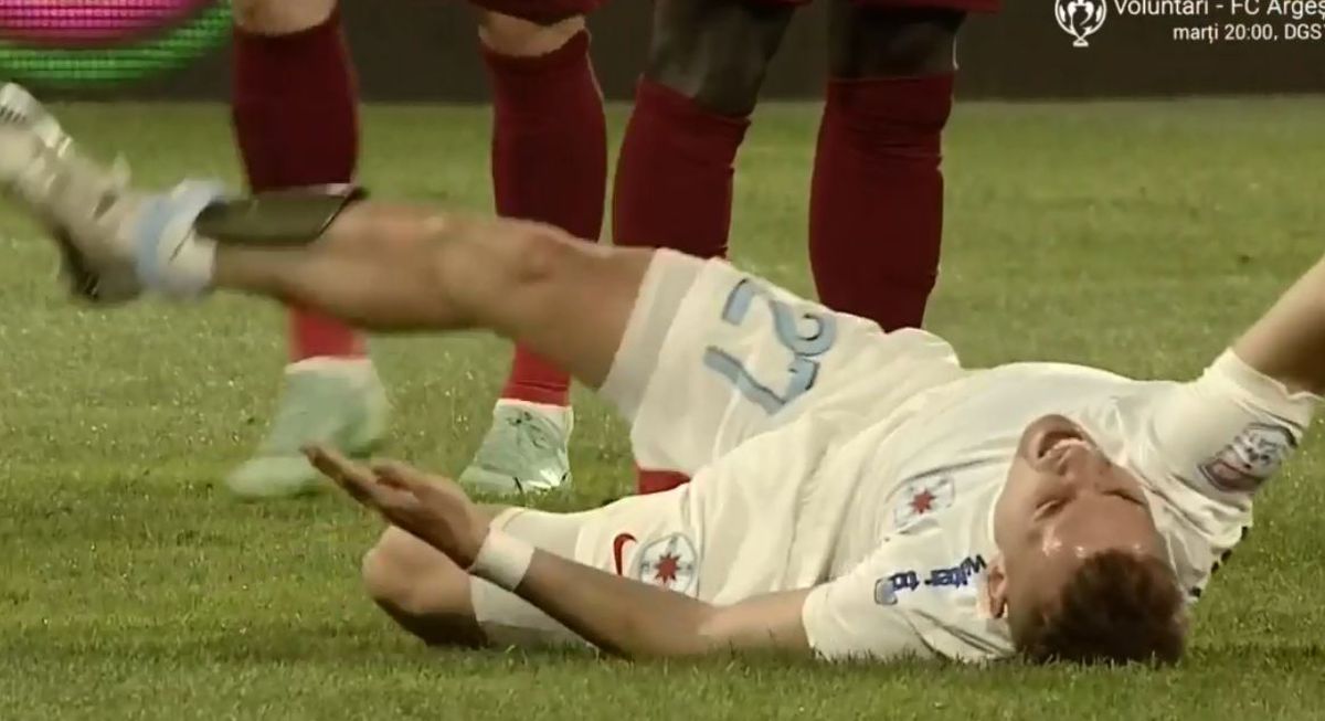 CFR Cluj - FCSB. Istvan Kovacs nu a stat pe gânduri: ROȘU direct în minutul 43