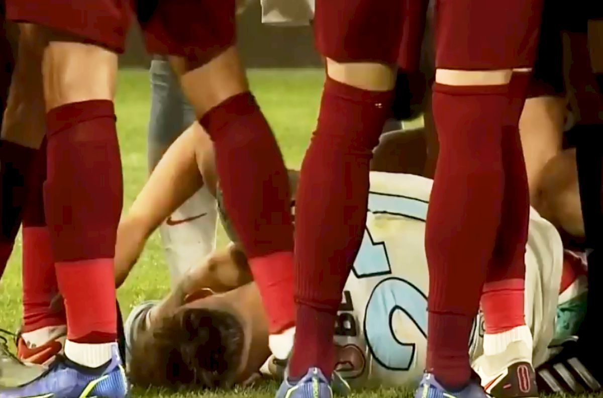 CFR Cluj - FCSB 0-1. Diagnosticul primit de Olaru la spital, după intrarea grosolană a lui Susic