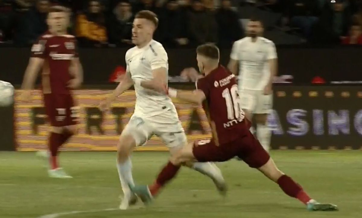 CFR Cluj - FCSB 0-1. Diagnosticul primit de Olaru la spital, după intrarea grosolană a lui Susic