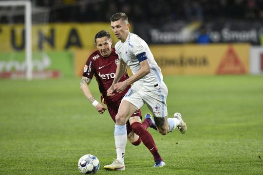 FCSB s-a impus în derby-ul cu CFR Cluj, scor 1-0. Cu 5 etape înaintea finalului de sezon, diferența între primele trei clasate este de doar 6 puncte.