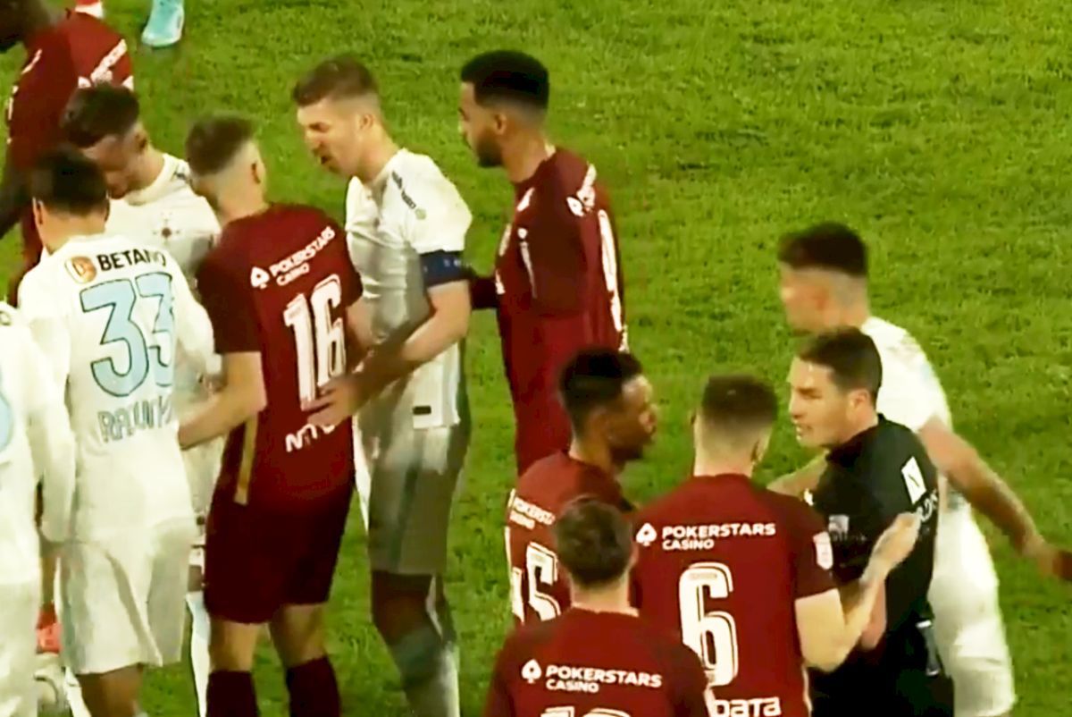 CFR Cluj - FCSB 0-1. Diagnosticul primit de Olaru la spital, după intrarea grosolană a lui Susic