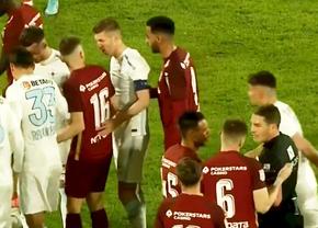 CFR Cluj - FCSB. Istvan Kovacs nu a stat pe gânduri: ROȘU direct în minutul 43!