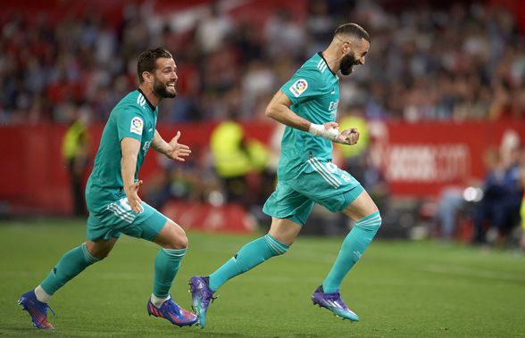 Sevilla - Real Madrid 2-3 » „Albii” revin dramatic de la 0-2 la pauză și sunt la un pas de titlu