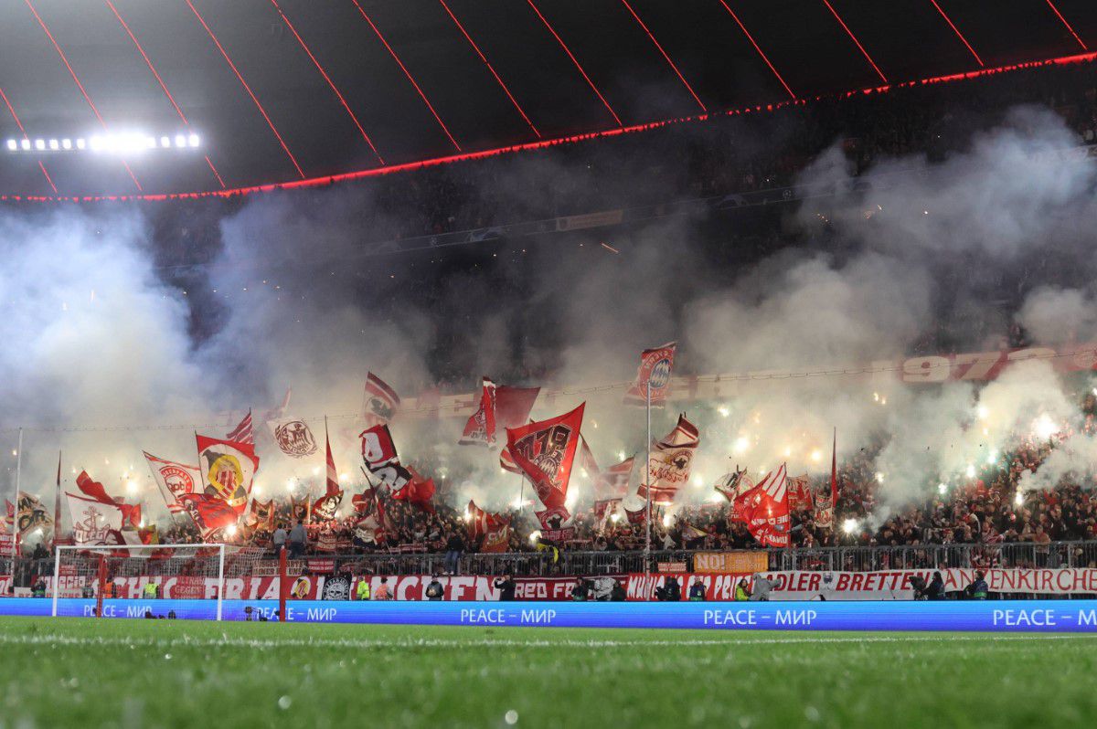 Atmosfera de la Bayern Munchen - Arsenak