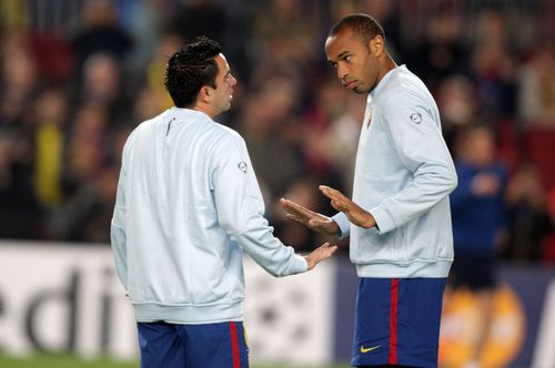 Xavi și Thierry Henry / Foto: Imago