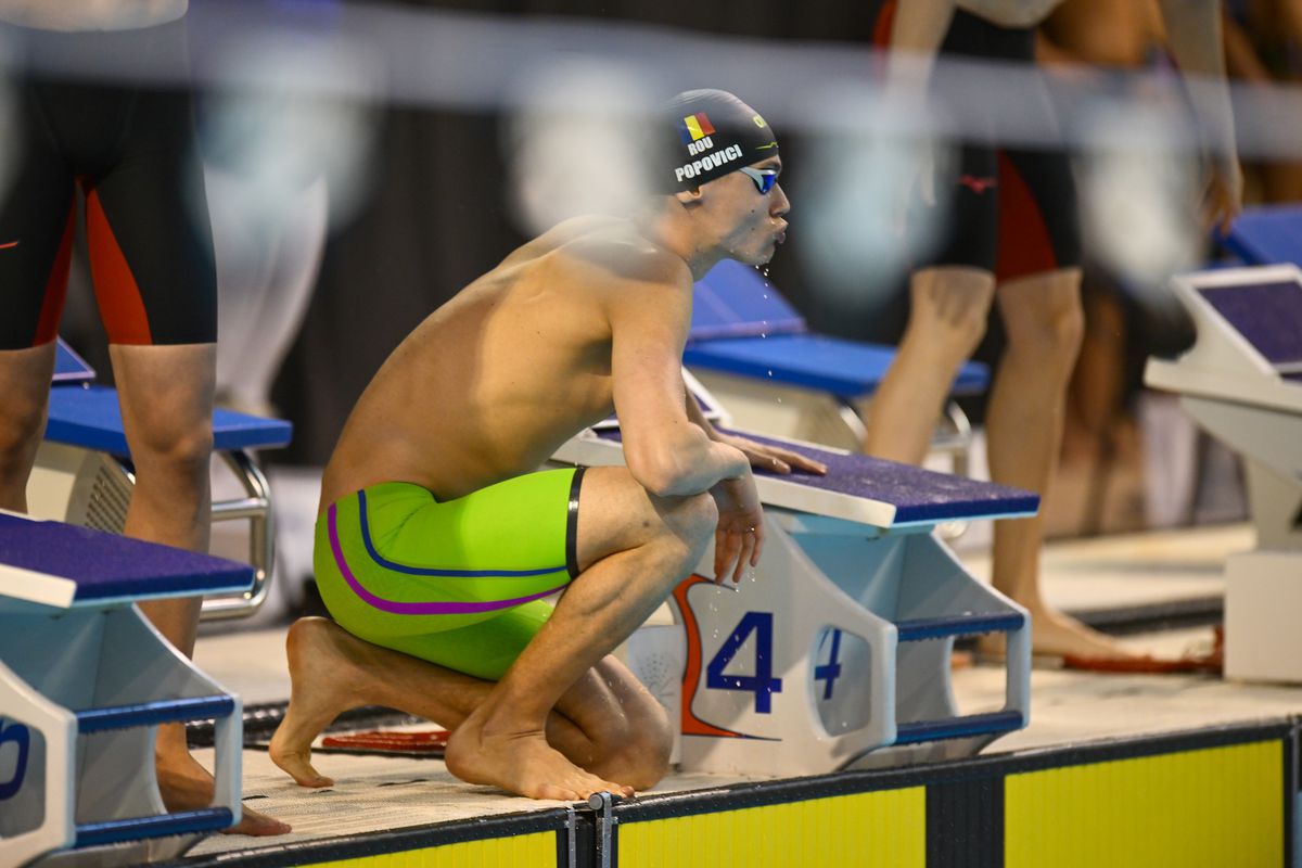 David Popovici, aur în prima probă a Campionatelor Naționale de la Otopeni » Victorie în finala la 50 m liber, cu 100 de zile înainte de JO