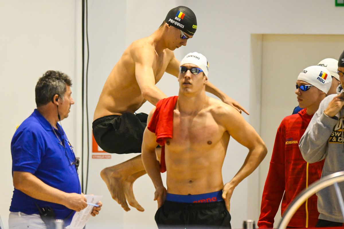 David Popovici, aur în prima probă a Campionatelor Naționale de la Otopeni » Victorie în finala la 50 m liber, cu 100 de zile înainte de JO