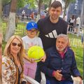 Raul Rusescu la Țiriac Open 2024, alături de fiica lui, Ilie Năstase și Nadia Comăneci