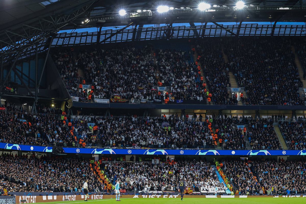 Atmosferă frumoasă la Manchester City - Real Madrid, în sferturile Ligii Campionilor