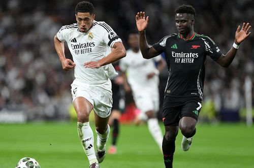 Per total, în „dublă” manșă, Real Madrid a alergat cu 21,2 km mai puțin decât Arsenal în sferturile Ligii Campionilor/ foto: Guliver/GettyImages