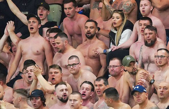 Imaginile serii în cupele europene: izolată într-o „mare” de ultrași la bustul gol + Colegul lui Ianis a oferit cadre de impact