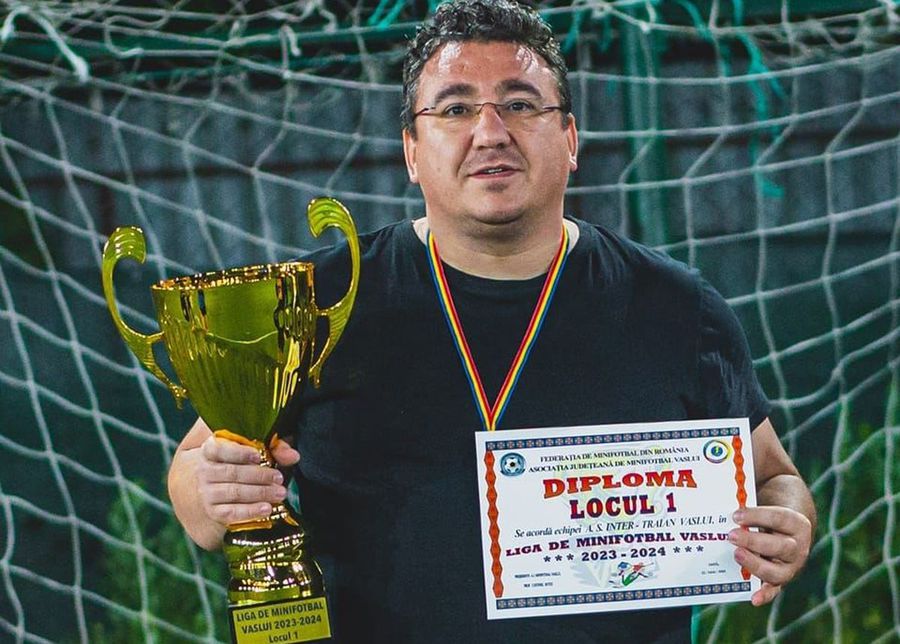 Bogdan Gheorghiță, președintele AJF Vaslui / Sursă foto: Facebook Ce se întâmplă cu brandul și palmaresul lui FC Vaslui, la 11 ani de la desființare » Motivul care împiedică revenirea: „Au început să se agite”
