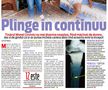 În vara lui 2008, la câteva zile după accidentare, o echipă a Gazetei l-a vizitat pe Monel Cârstoiu la Pitești. În imagine, pagina de ziar dedicată dramei fotbalistului / Sursă foto: Arhivă GSP
