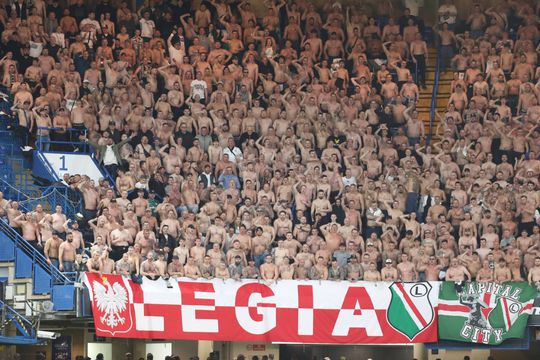 Fanii Legiei, la bustul gol pe „Stamford Bridge