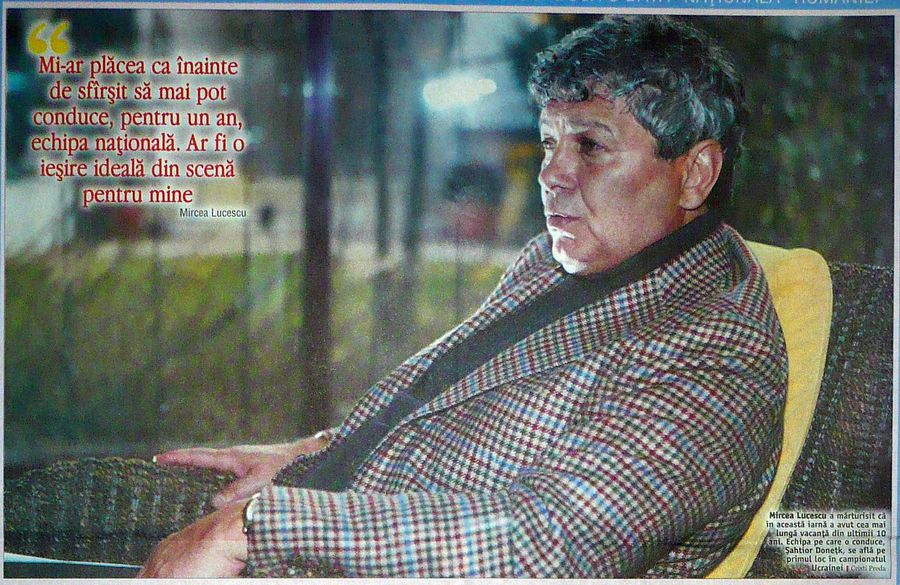 Trofeul Antrenorul Anului, cel mai relevant premiu de profil din presa sportivă, va purta numele Trofeul Mircea Lucescu » Citatul profetic al lui Il Luce, din 2004, care a șocat astăzi redacția