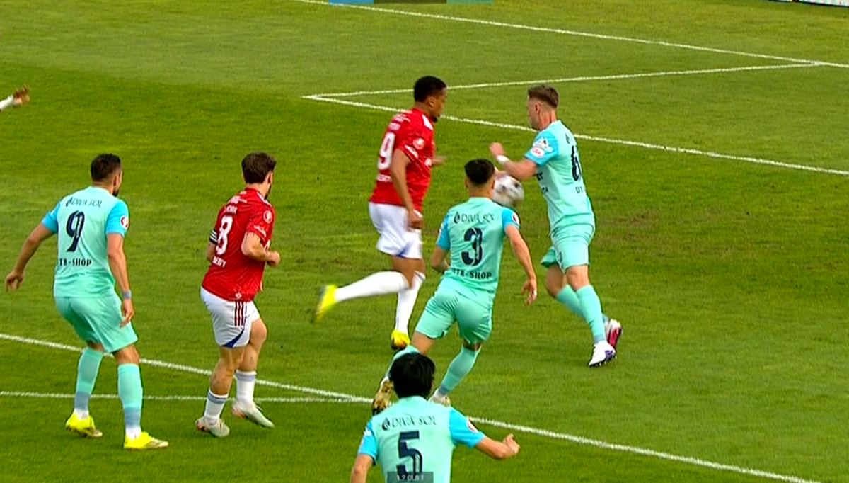 Eliminare Dmytro Pospelov în Oțelul - UTA