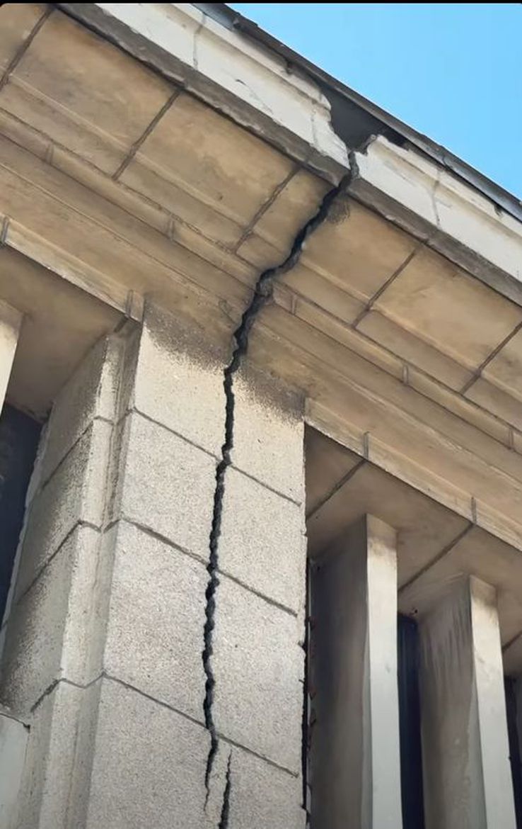 Probleme la Sala Sporturilor din Constanța / FOTO: Facebook @HoriaConstantinescuANPC