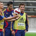 Nicolae Dică și Gabi Tamaș au fost colegi la echipa națională, foto: arhiva Gazetei