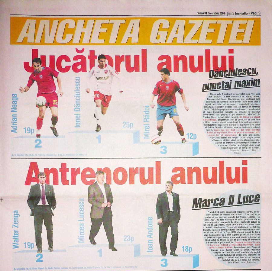 Trofeul Antrenorul Anului, cel mai relevant premiu de profil din presa sportivă, va purta numele Trofeul Mircea Lucescu » Citatul profetic al lui Il Luce, din 2004, care a șocat astăzi redacția