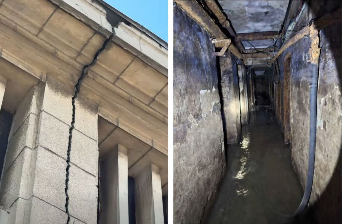 „Au vrut să împartă sala în două” » Imagini halucinante cu polivalenta istorică din România