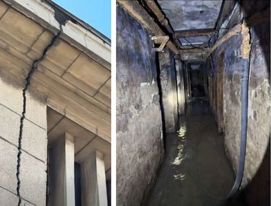 Imagini șocante! Sala Polivalentă cu mare istorie în România a devenit un pericol public: „Risc de tragedie” » În ea încă se joacă meciuri de primă ligă