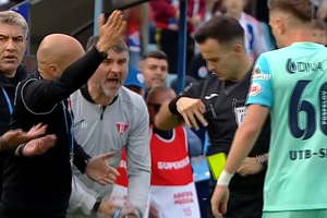 Faza care l-a scos din minți pe Adrian Mihalcea: penalty și eliminare în Oțelul - UTA