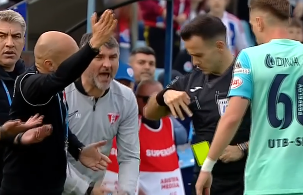Faza care l-a scos din minți pe Adrian Mihalcea: penalty și eliminare în Oțelul - UTA