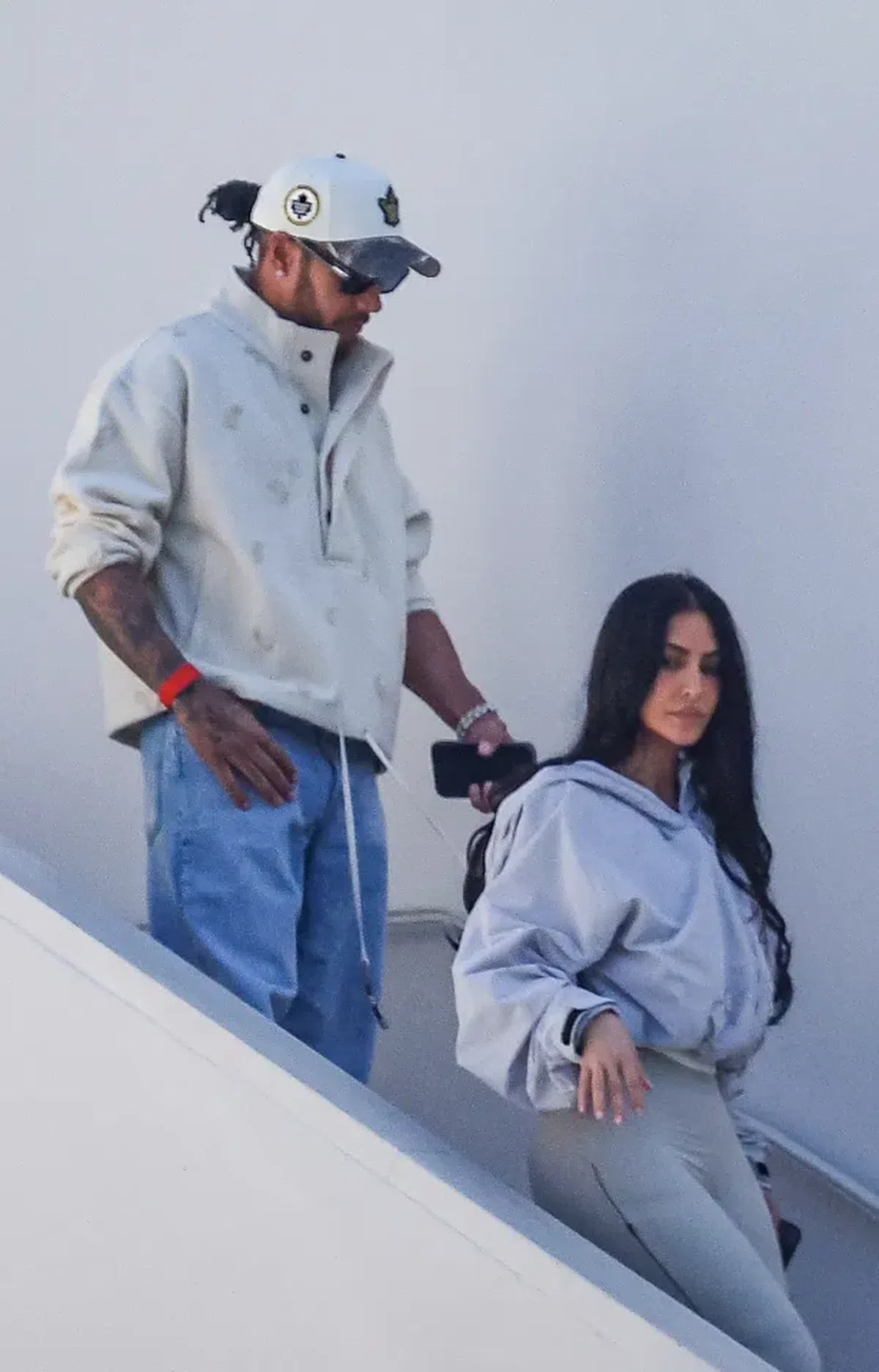 Kim Kardashian și Lewis Hamilton, surprinși împreună la cumpărături