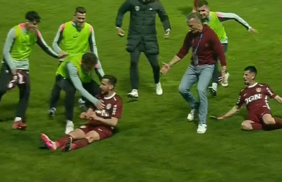Când nimeni nu mai spera, Adrian Păun a adus victoria CFR -ului la Mioveni: Pancu a sprintat direct la eroul său
