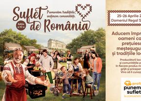 Cea mai amplă ediție de până acum a festivalului Suflet de România, pe Domeniul Regal Săvârșin, pe 25 și 26 aprilie