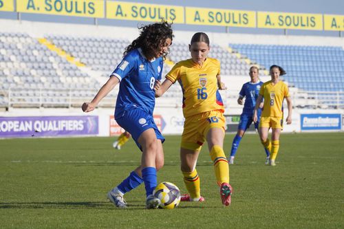 Cipru - România, la fotbal feminin, în tur, scor 0-4/ foto: FRF