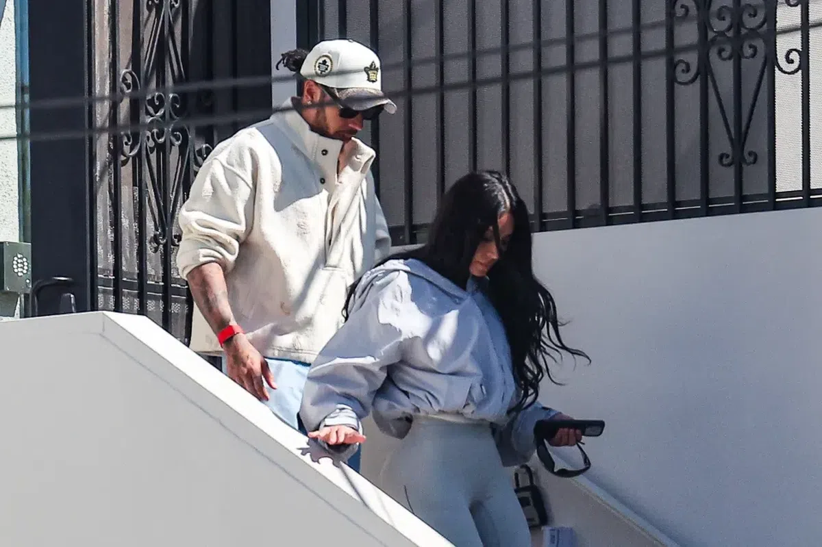 Imaginile care le-au deconspirat planurile » Unde au fost surprinși Kim Kardashian și Lewis Hamilton