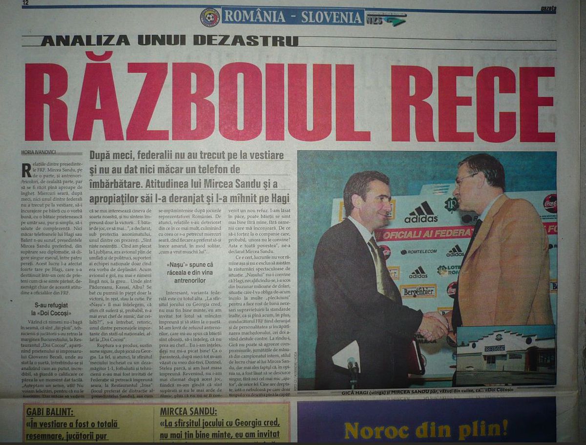 E ceva schimbat, Gică? Exploziva conferință de presă a lui Hagi, după dezastrul cu Slovenia: „Știm nenorocirile din fotbalul nostru! Am fost ales pentru nume”