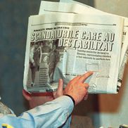 Conferința ținută de Hagi la două zile după România - Slovenia / Sursă foto: Arhivă Gazeta Sporturilor