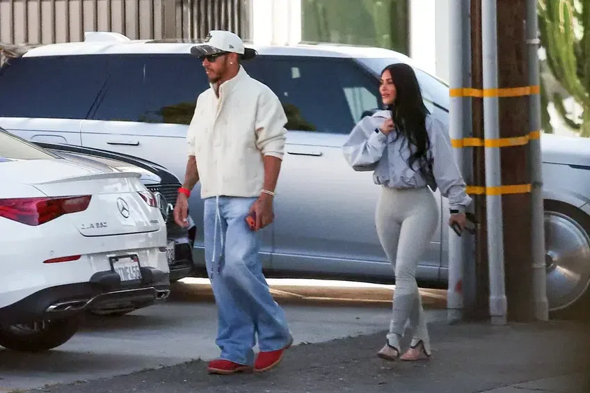 Kim Kardashian și Lewis Hamilton, surprinși împreună la cumpărături