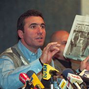 Conferința ținută de Hagi la două zile după România - Slovenia / Sursă foto: Arhivă Gazeta Sporturilor