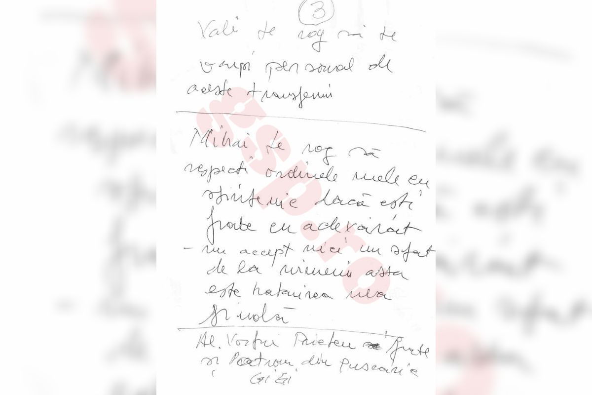 Scrisorile lui Gigi Becali din închisoare