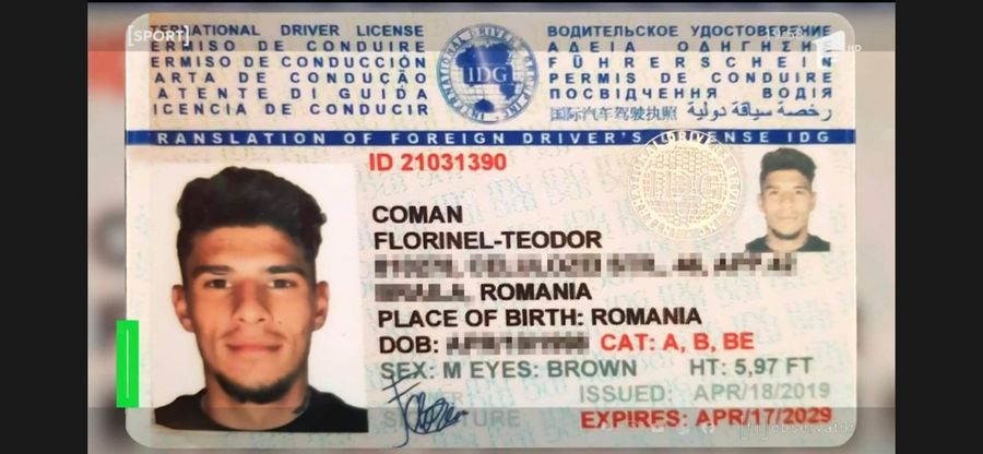 Actul prezentat polițiștilor de către Florinel Coman Florinel Coman, emoții după ce a fost prins fără permis! Ce au decis judecătorii într-un caz similar