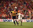 FOTO Hagi și Popescu Cupa UEFA 2000 Galatasaray - Arsenal finala