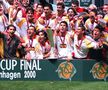 FOTO Hagi și Popescu Cupa UEFA 2000 Galatasaray - Arsenal finala