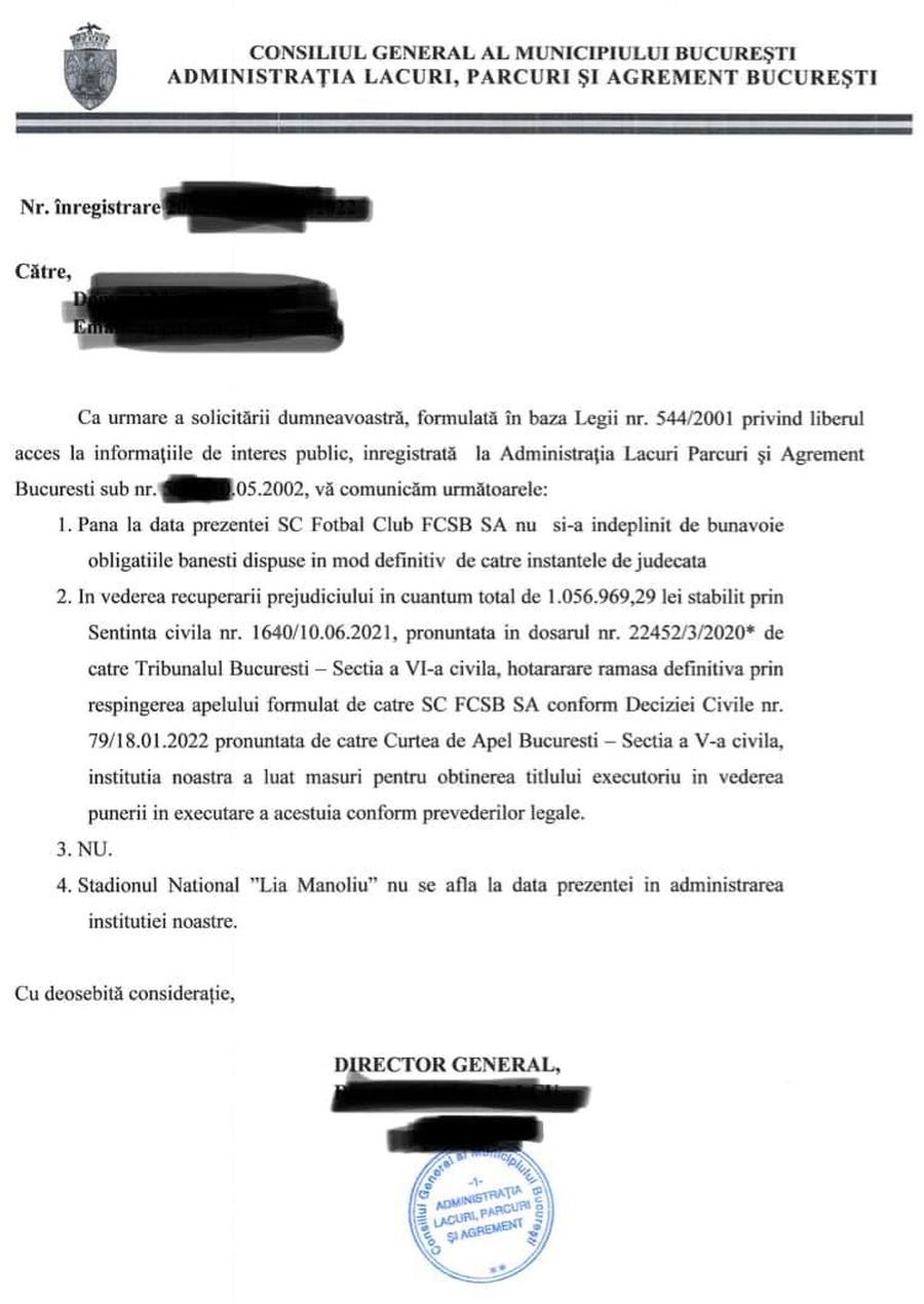 FOTO: Facebook @Glasul Armatei FCSB, executată silit » Prima reacție a lui Gigi Becali