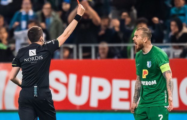 Denis Alibec și-a aflat pedeapsa după eliminarea suferită în meciul Universitatea Craiova - Farul