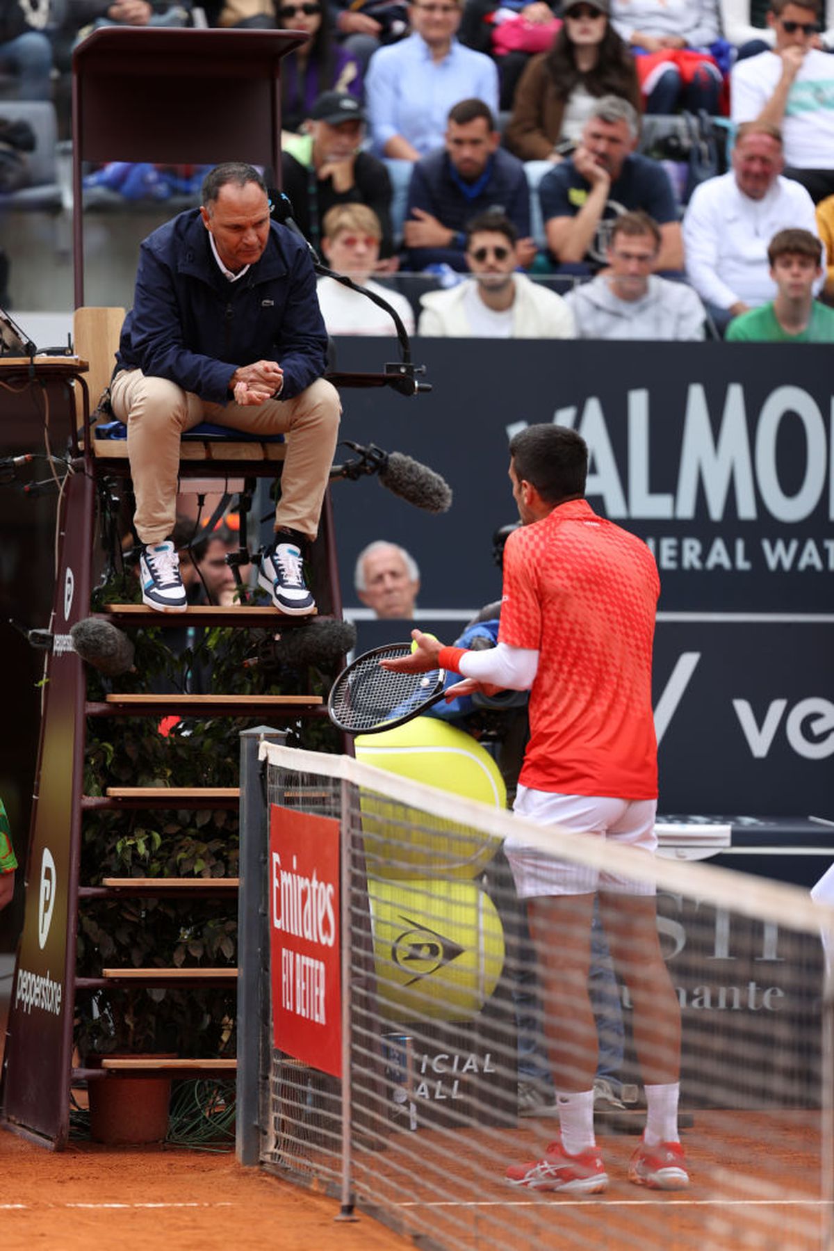 Holger Rune - Novak Djokovic, sfert la ATP Roma