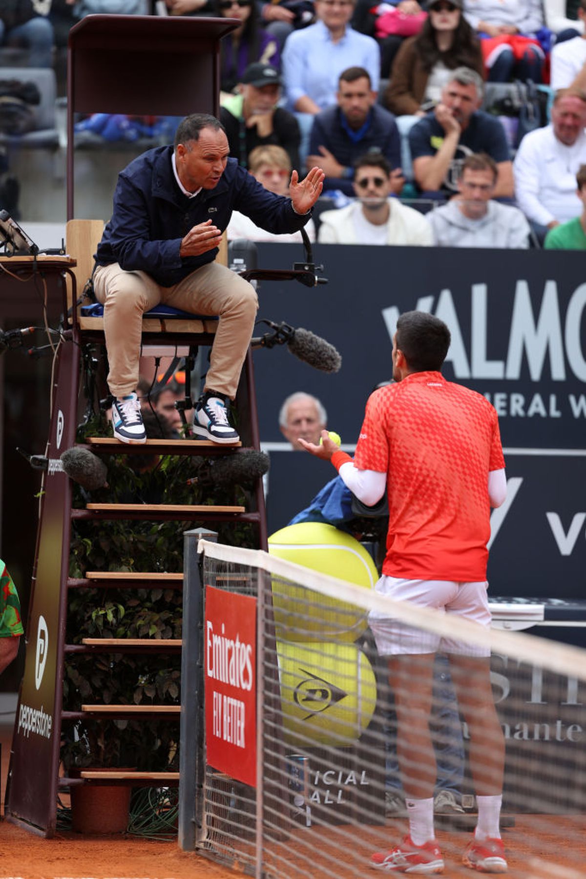 Holger Rune - Novak Djokovic, sfert la ATP Roma