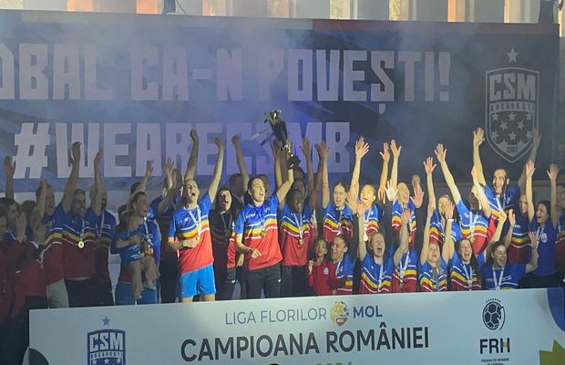 CSM București, campioana României pentru a șaptea oară » Adi Vasile, criptic privind viitorul său: „Aveți răbdare!”