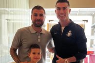 Fotografie de colecție! Mutu și fiul Tiago s-au întâlnit cu Ronaldo, într-o zi extrem de importantă pentru portughez